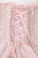 画像4: ATELIER PIERROT / シャーロットバッスルコルセットスカート  ピンク S-26-08-10-039-EL-SK-AS-ZS (4)
