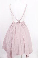 画像2: axes femme / サス付きイレヘムデザインスカート  ピンク S-26-08-10-040-AX-SK-AS-ZS (2)