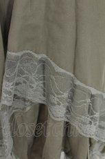 画像5: axes femme / VTG風サテンイレヘムスカート  カーキ S-26-08-10-044-AX-SK-AS-ZS (5)
