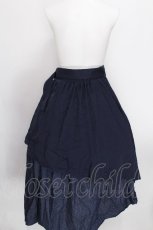 画像2: axes femme / アシメティアードロングスカート  紺 S-26-08-10-050-AX-SK-AS-ZS (2)
