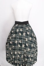 画像2: axes femme / チェックプリーツスカート  グリーン S-26-08-10-054-AX-SK-AS-ZS (2)
