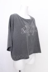 画像3: axes femme / ビジューロゴショートTシャツ  グレー S-26-08-10-013-AX-TS-HR-ZS (3)