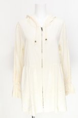 画像1: axes femme / 刺繍入りZIPアップパーカー  オフ S-26-08-11-001-AX-TO-AS-ZS (1)