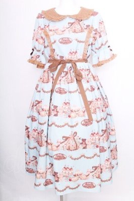 Preview of お菓子の家柄ワンピース  ミント