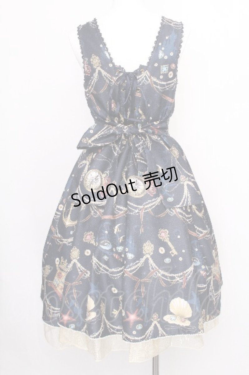 画像2: axes femme kawaii / クラシックオーシャンワンピース M 紺 S-26-08-11-038-AX-OP-SZ-ZS (2)