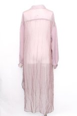画像2: axes femme POETIQUE / シアーロングシャツ  パープル S-26-08-11-042-AX-BL-AS-ZS (2)