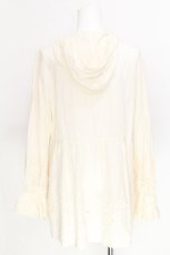 画像2: axes femme / 刺繍入りZIPアップパーカー  オフ S-26-08-11-001-AX-TO-AS-ZS (2)