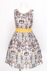 画像1: axes femme NOSTALGIE / オーガンジー刺繍ワンピース  オフ S-26-08-11-009-AX-OP-AS-ZS (1)