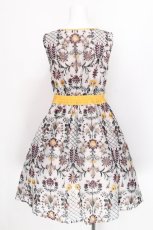 画像2: axes femme NOSTALGIE / オーガンジー刺繍ワンピース  オフ S-26-08-11-009-AX-OP-AS-ZS (2)
