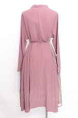 画像2: axes femme / サイドレース切替ワンピース  ピンク S-26-08-11-016-AX-BL-HR-ZS (2)
