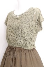画像3: axes femme / ワンピース  グリーン S-26-08-11-018-AX-TO-AS-ZS (3)