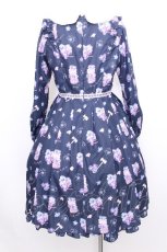 画像2: Emily Temple cute / Violet Sugarワンピース  紺 S-26-08-11-026-ET-OP-AS-ZS (2)
