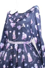 画像3: Emily Temple cute / Violet Sugarワンピース  紺 S-26-08-11-026-ET-OP-AS-ZS (3)