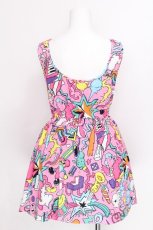 画像2: galaxxxy / 総柄ワンピース  ピンク S-26-08-13-031-PU-OP-AS-ZS (2)