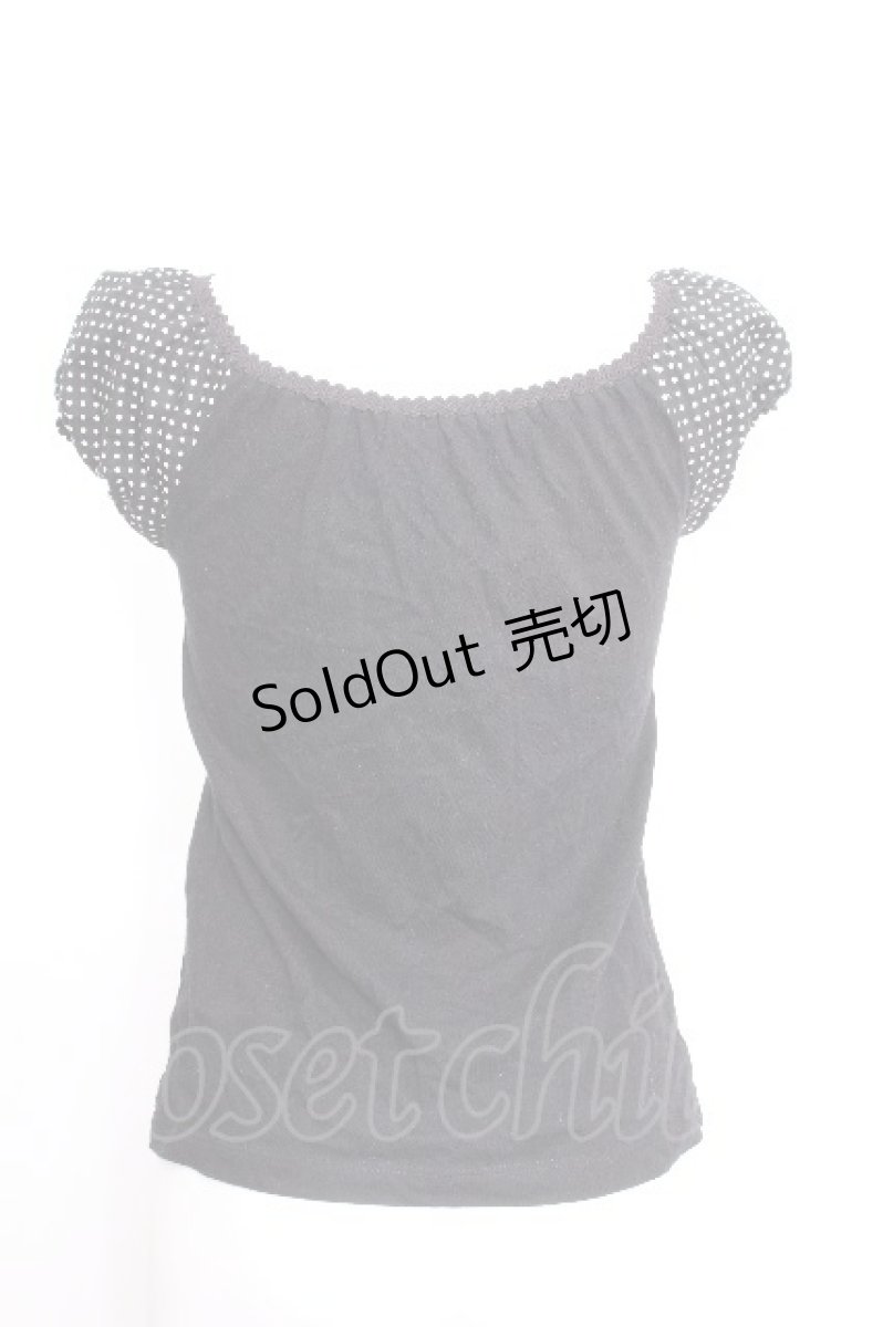 画像3: MILK / LOVE MINI パフ TEE  黒 S-26-08-13-1027-ML-TO-TE-ZS (3)
