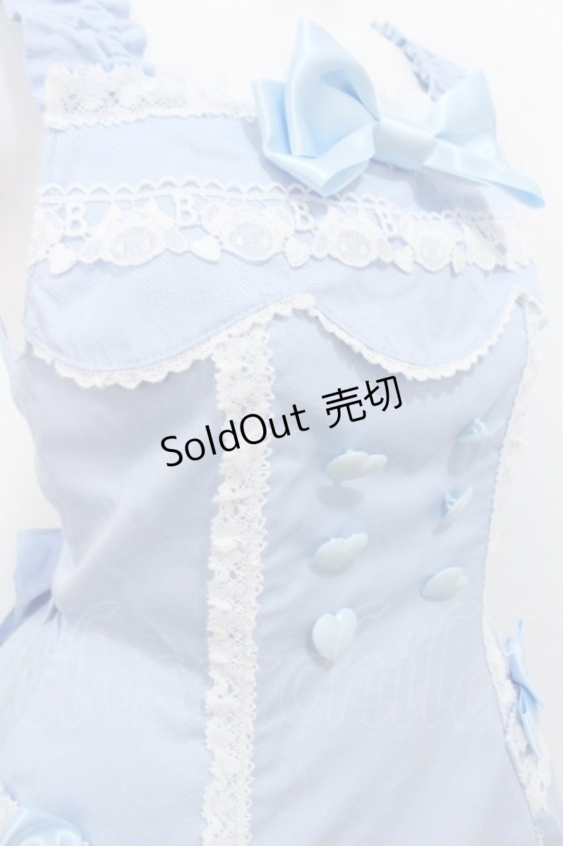 画像5: BABY,THE STARS SHINE BRIGHT / くみゃちゃんのLovely Paradeジャンパースカート  サックス S-26-08-13-1034-BA-OP-HR-ZS (5)