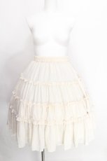 画像1: Millefleurs / ジョーゼットスカート  オフ S-26-08-13-1039-LO-SK-AS-ZS (1)