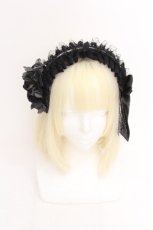 画像3: GOTH / バラｘカメオリボンカチューシャ  黒 S-26-08-13-1006-GO-AC-HR-ZS (3)
