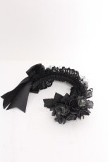 画像4: GOTH / バラｘカメオリボンカチューシャ  黒 S-26-08-13-1006-GO-AC-HR-ZS (4)