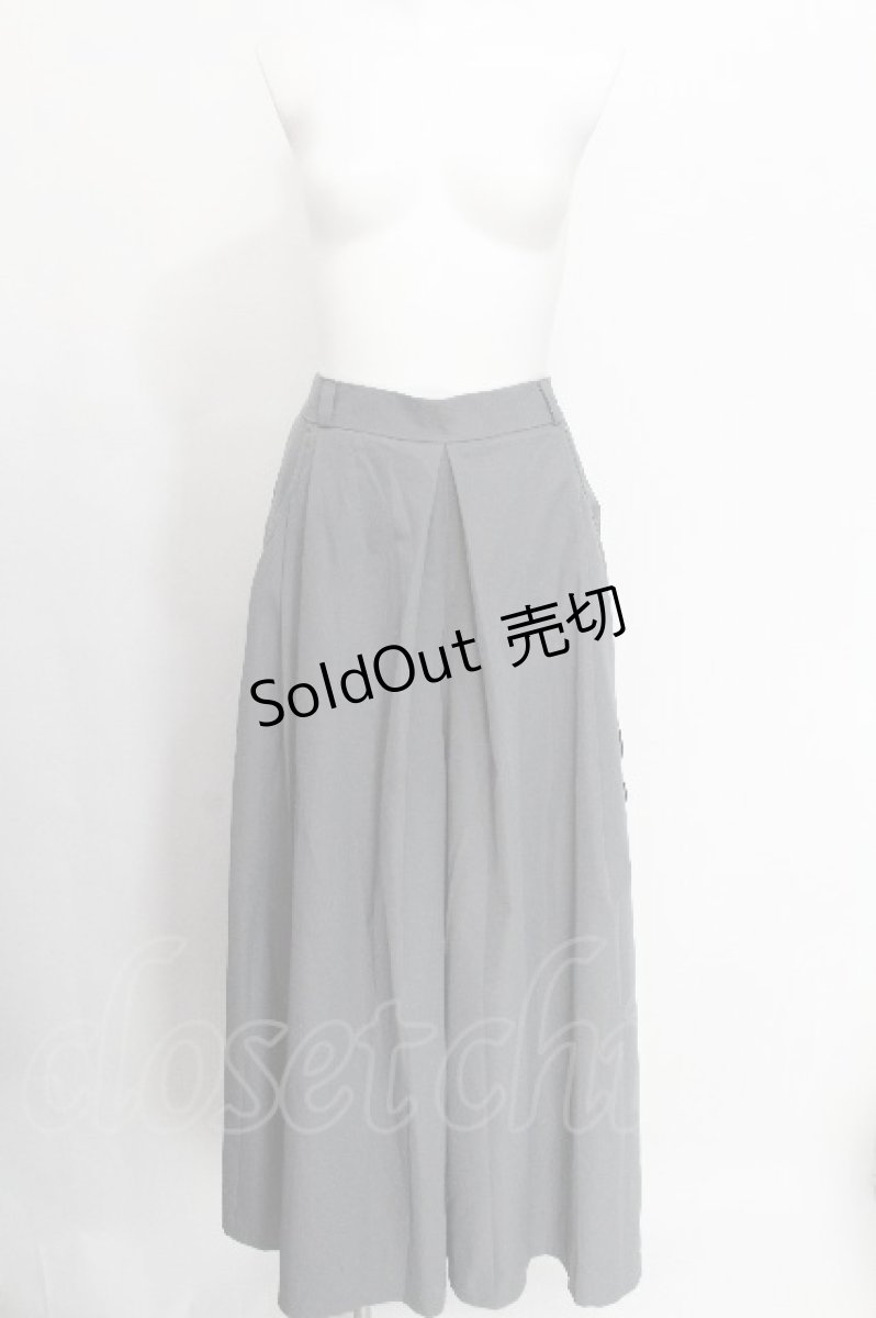 画像1: axes femme POETIQUE / タックデザイン袴パンツ  グレー S-26-08-13-1053-AX-PA-AS-ZS (1)
