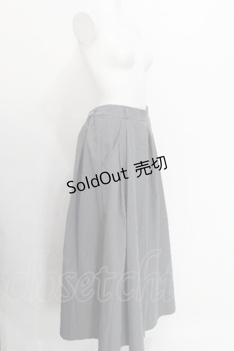 画像3: axes femme POETIQUE / タックデザイン袴パンツ  グレー S-26-08-13-1053-AX-PA-AS-ZS (3)