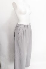 画像3: axes femme / 後カーゴポケットサテンパンツ  グレー S-26-08-13-1057-AX-PA-HR-ZS (3)