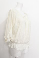 画像2: axes femme / 袖デザインカットJQプルオーバー  オフ S-26-08-13-1023-AX-TO-AS-ZS (2)