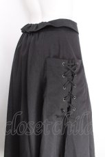 画像3: axes femme / ウエストデザインジップスカート  黒 S-26-08-13-057-AX-SK-HR-ZS (3)