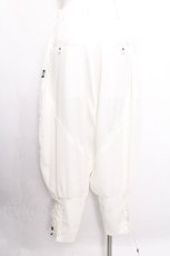 画像2: Ozz conte / 魔法陣ptサルエルパンツ  白 S-26-08-13-060-OO-PA-AS-ZS (2)