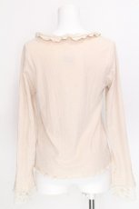 画像2: axes femme / 袖口レースデザインインナー  オフ S-26-08-13-006-AX-TO-AS-ZS (2)