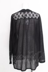 画像2: axes femme / UVカット加工ロングカーディガン  黒 S-26-08-13-023-AX-BL-AS-ZS (2)