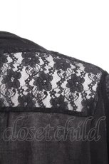 画像4: axes femme / UVカット加工ロングカーディガン  黒 S-26-08-13-023-AX-BL-AS-ZS (4)