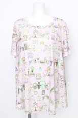 画像1: Franche Lippee / HobbyroomユッタリフレアT 3L ピンク S-26-08-14-004-LO-BL-HR-ZS (1)