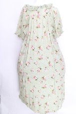 画像2: PINK HOUSE / ブロッサムローズプリントミディワンピース  ハッカ S-26-08-14-030-LO-OP-SA-ZS (2)