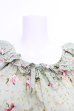 画像4: PINK HOUSE / ブロッサムローズプリントミディワンピース  ハッカ S-26-08-14-030-LO-OP-SA-ZS (4)