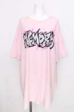 画像1: Amilige / グラフィックロゴTe  ピンク S-26-08-14-006-PU-TS-HR-ZS (1)