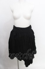 画像1: PEACE NOW / ティアードイレヘムスカート  黒 S-26-08-14-045-PU-SK-HR-ZS (1)