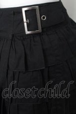 画像4: PEACE NOW / ティアードイレヘムスカート  黒 S-26-08-14-045-PU-SK-HR-ZS (4)
