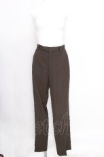 画像1: Jean Paul GAULTIER / CLASSIQUE　ウールパンツ 48 ブラウン S-26-08-14-049-GO-PA-AS-ZS (1)