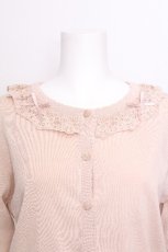 画像3: m petit by misako / AOKフリルニットカーディガン M ベージュ S-26-08-14-007-LO-TO-HR-ZS (3)