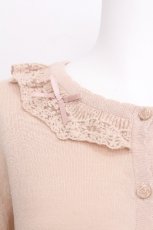 画像4: m petit by misako / AOKフリルニットカーディガン M ベージュ S-26-08-14-007-LO-TO-HR-ZS (4)