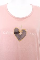 画像4: KANEKO ISAO / プリントカットソー  ピンク S-26-08-14-011-EL-TO-HR-ZS (4)