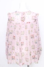 画像2: yukiemon / スーちゃんグラムブラウス 3L ピンク S-26-08-14-003-LO-TO-HR-ZS (2)