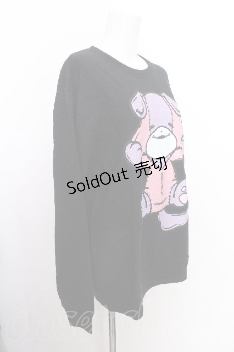 画像3: NieR Clothing / プリントスウェット  黒 S-26-08-18-033-PU-TO-AS-ZS (3)