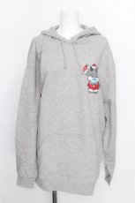 画像1: NieR Clothing / プリントパーカー  グレー S-26-08-18-041-PU-TO-AS-ZS (1)