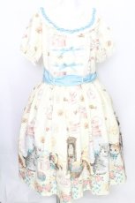 画像1: Double sweet Lolita（海外ロリータブランド） / 猫柄ワンピース XL イエロー S-26-08-18-044-LO-OP-HR-ZS (1)