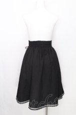 画像2: axes femme POETIQUE / レースアッププリーツ切替スカート  黒 S-26-08-18-056-AX-SK-AS-ZS (2)