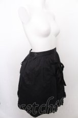 画像3: PEACE NOW / 裾レーススカート  黒 S-26-08-18-058-PU-SK-HR-ZS (3)