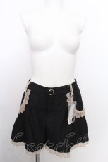 画像1: axes femme / 脇タック入りショートパンツ  黒 S-26-08-18-060-AX-PA-AS-ZS (1)