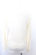 画像2: axes femme / ふりふりニットプルオーバー  オフ S-26-08-18-020-AX-TO-AS-ZS (2)